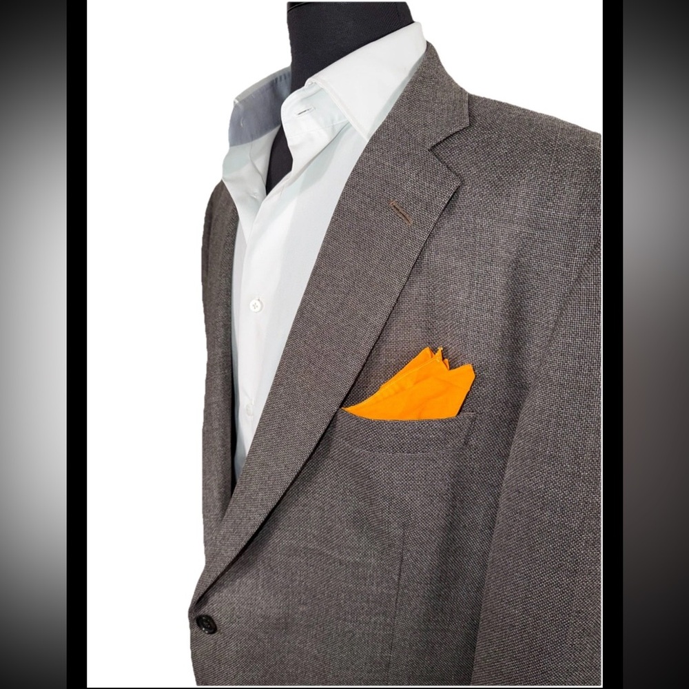 BROOKS BROTHERS REDA SPECIAL SELECTION BROWN WOOL SPORT COAT SZ 48